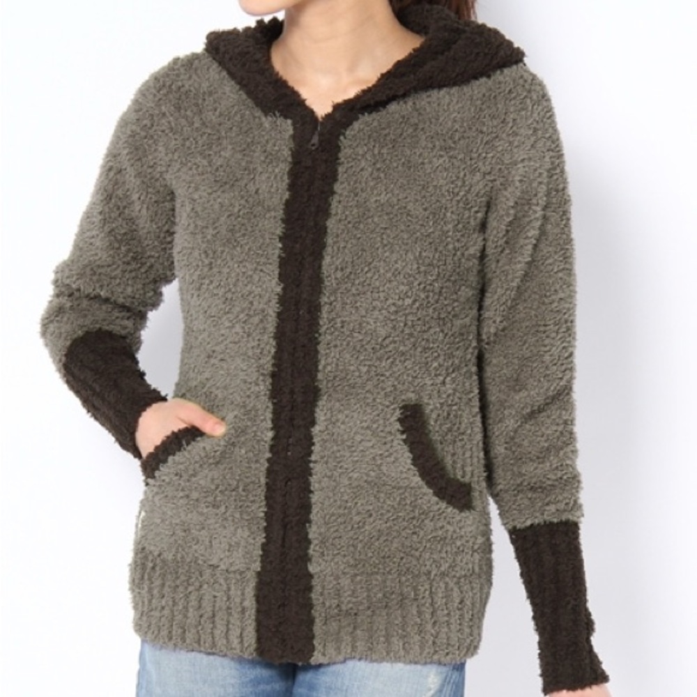 Barefoot Dreams Cozychic Zip Up Hoodie Jacket